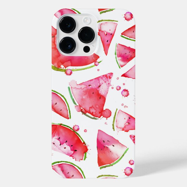 Watercolor Watermelon 1 iPhone Case (Back)