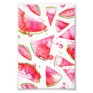 Watercolor Watermelon 1 Photo Print