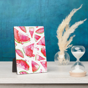 Watercolor Watermelon 1 Plaque