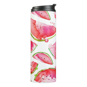 Watercolor Watermelon 1 Thermal Tumbler
