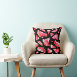 Watercolor Watermelon 2 Cushion