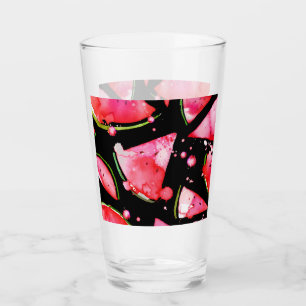 Watercolor Watermelon 2 Glass