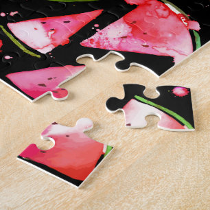 Watercolor Watermelon 2 Jigsaw Puzzle