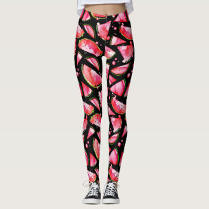 Watercolor Watermelon 2 Leggings