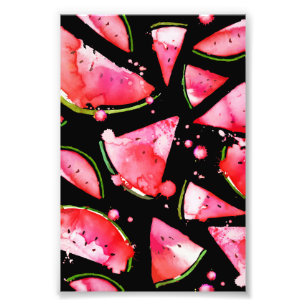 Watercolor Watermelon 2 Photo Print