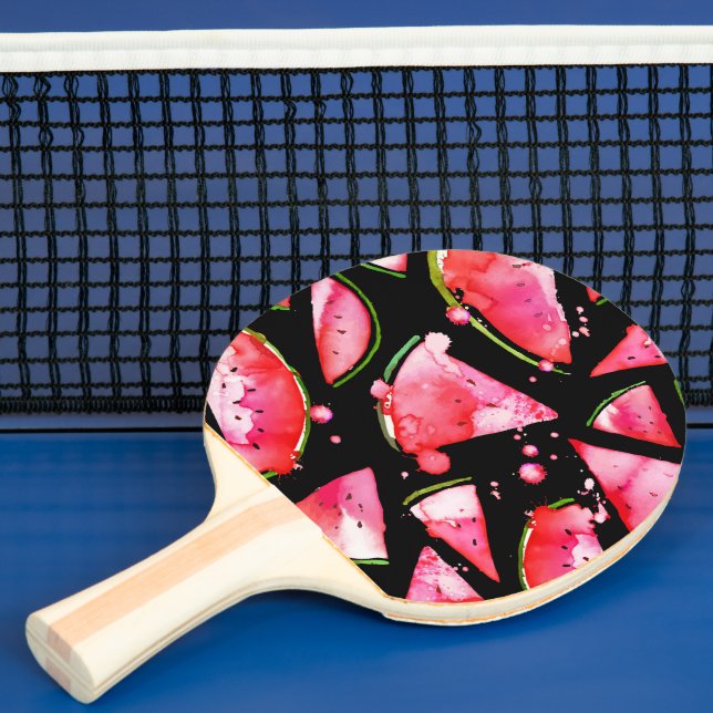 Watercolor Watermelon 2 Ping Pong Paddle (Insitu)