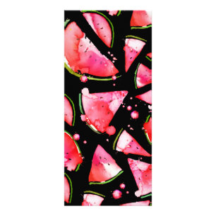 Watercolor Watermelon 2 Rack Card