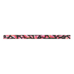 Watercolor Watermelon 2 Satin Ribbon
