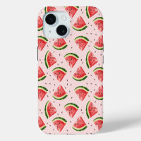 Watercolor Watermelon Fruit Pattern