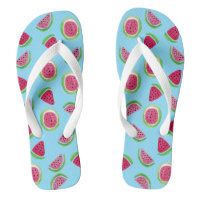 Watercolor watermelon pattern red green blue