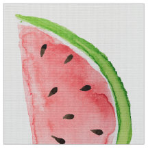 Watercolor watermelon slice pattern