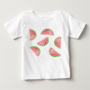watercolor watermelon slices baby T-Shirt