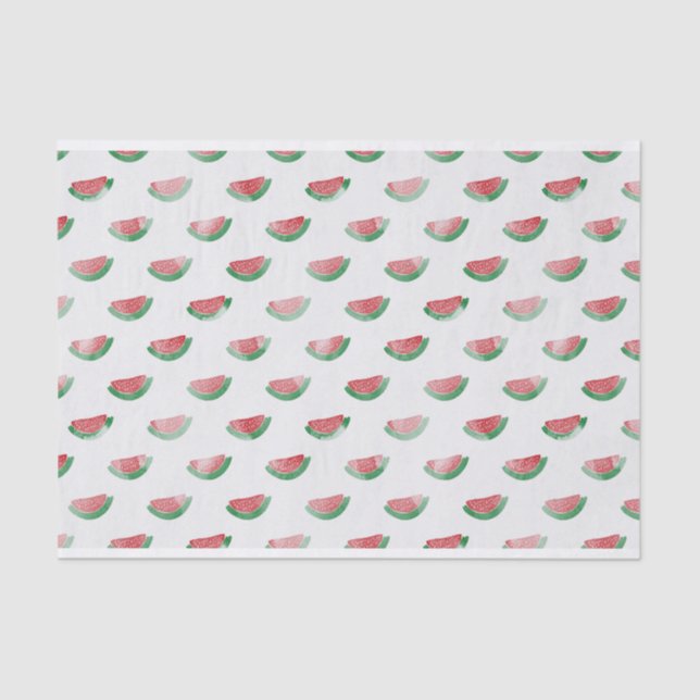Watercolor Watermelon Tissue Paper (Front)
