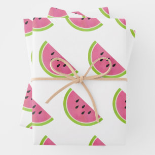Watercolor Watermelon Wrapping Paper Sheet