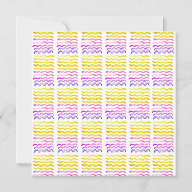 Watercolor Wave Design  (Front)