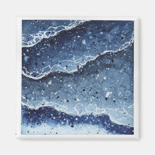 Watercolor Waves Magnet