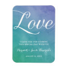 Watercolor Wedding Favour