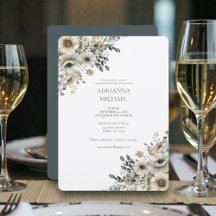 Watercolor Wedding Flowers