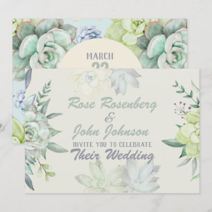 Watercolor Wedding Invitation