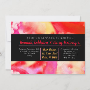 WATERCOLOR Wedding Invitation