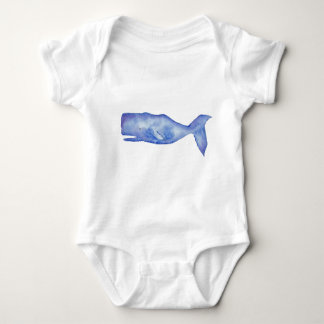Watercolor Whale baby clothing  Baby Bodysuit