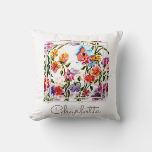 Watercolor Whimsical Chic Cushion