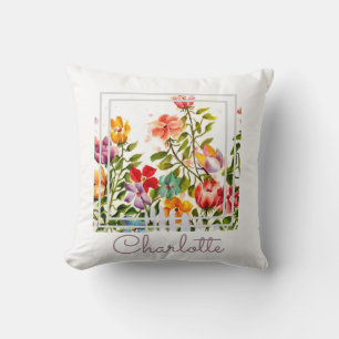 Watercolor Whimsical Chic Cushion