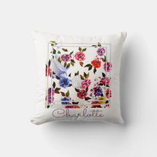 Watercolor Whimsical Chic Cushion