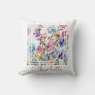 Watercolor Whimsical Chic Cushion