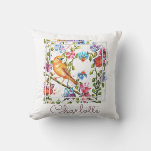 Watercolor Whimsical Chic Cushion