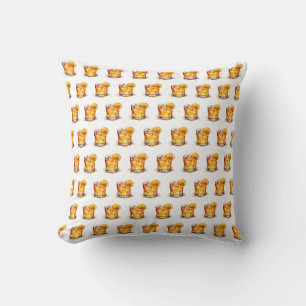 Watercolor Whiskey Drink Cushion