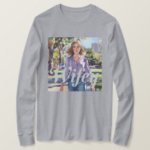 Watercolor Wifey T-Shirt
