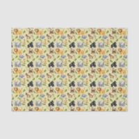 Watercolor Wild Animal Safari Jungle Pattern