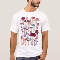 Watercolor Wild Mushrooms Collection 