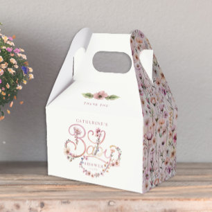 Watercolor Wildflower Baby Shower Favour Box – Dus