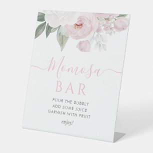 Watercolor Wildflower Baby Shower Momosa Bar Sign
