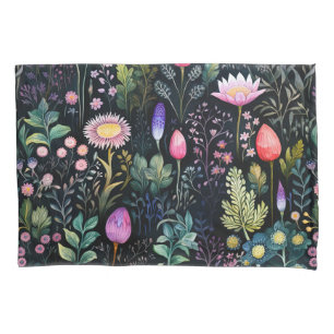 Watercolor Wildflower Botanical Duvet Cover