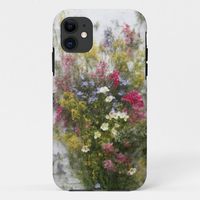 Watercolor Wildflower Bouquet Mobile Case (Back)