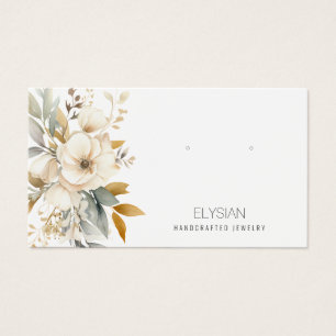 Watercolor Wildflower Earring Jewellery Display Ca