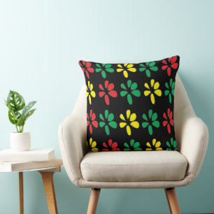 Watercolor Wildflower Floral Cushion
