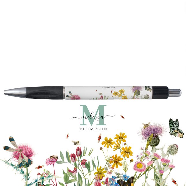 Watercolor Wildflower Insects Floral Spring Garden (Watercolor Wildflower Insects Floral Spring Garden Pen)