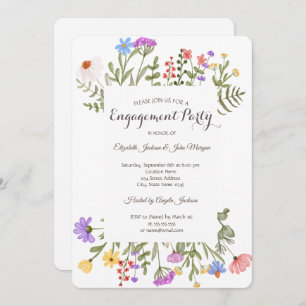 Watercolor Wildflower Meadow Invitation
