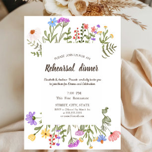 Watercolor Wildflower Meadow Invitation