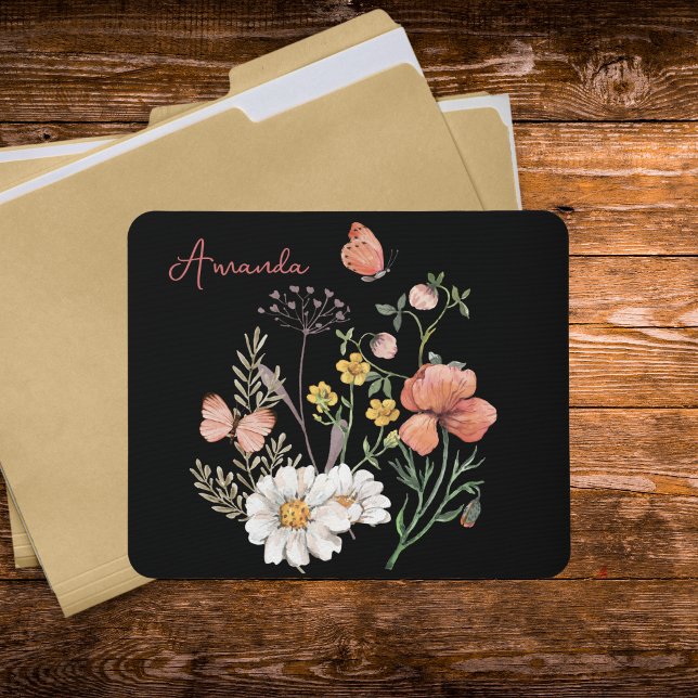 Watercolor Wildflower  Mouse Pad (Creator Uploaded)