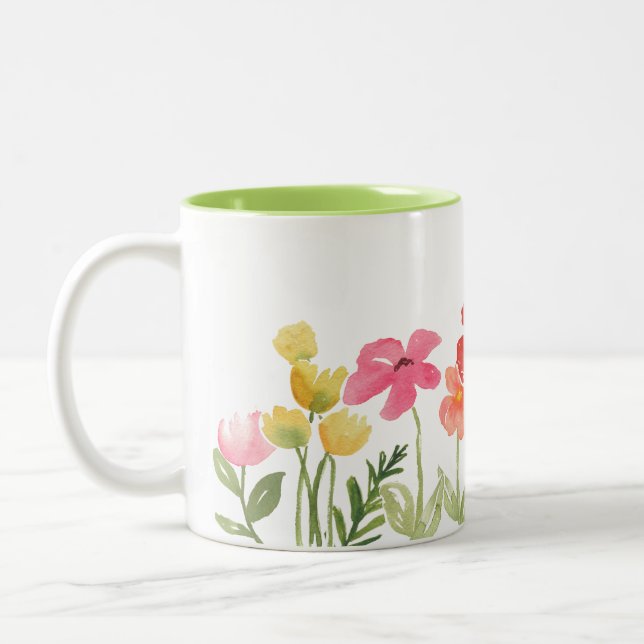 Watercolor Wildflower Mug (Left)