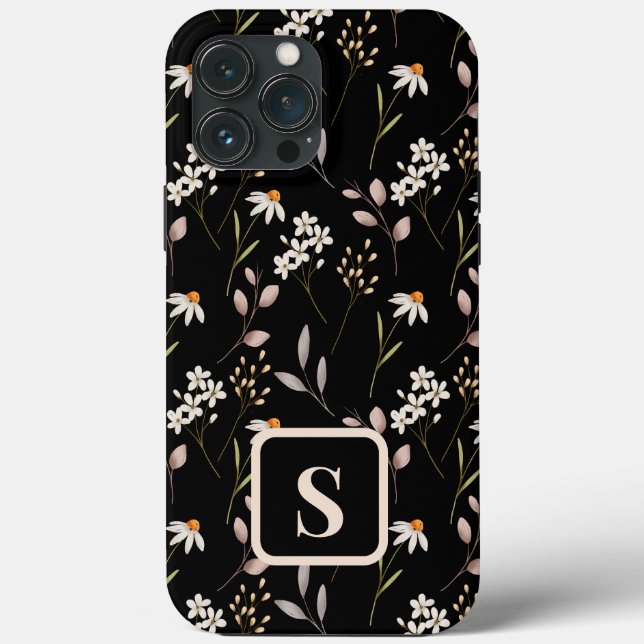  Watercolor WildFlower Pattern  Case-Mate iPhone Case (Back)
