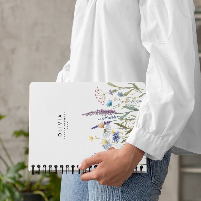 Watercolor Wildflower Personalised Planner (Creator Uploaded)