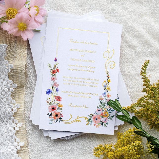 Watercolor Wildflower Spring Summer Wedding (Creator Uploaded)