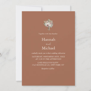 Watercolor Wildflower Wedding Invitation Template