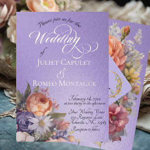 Watercolor Wildflowers - Blue Lilac
